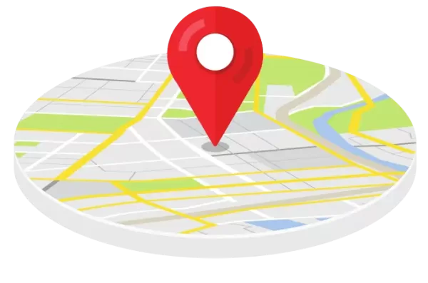 GPS location map