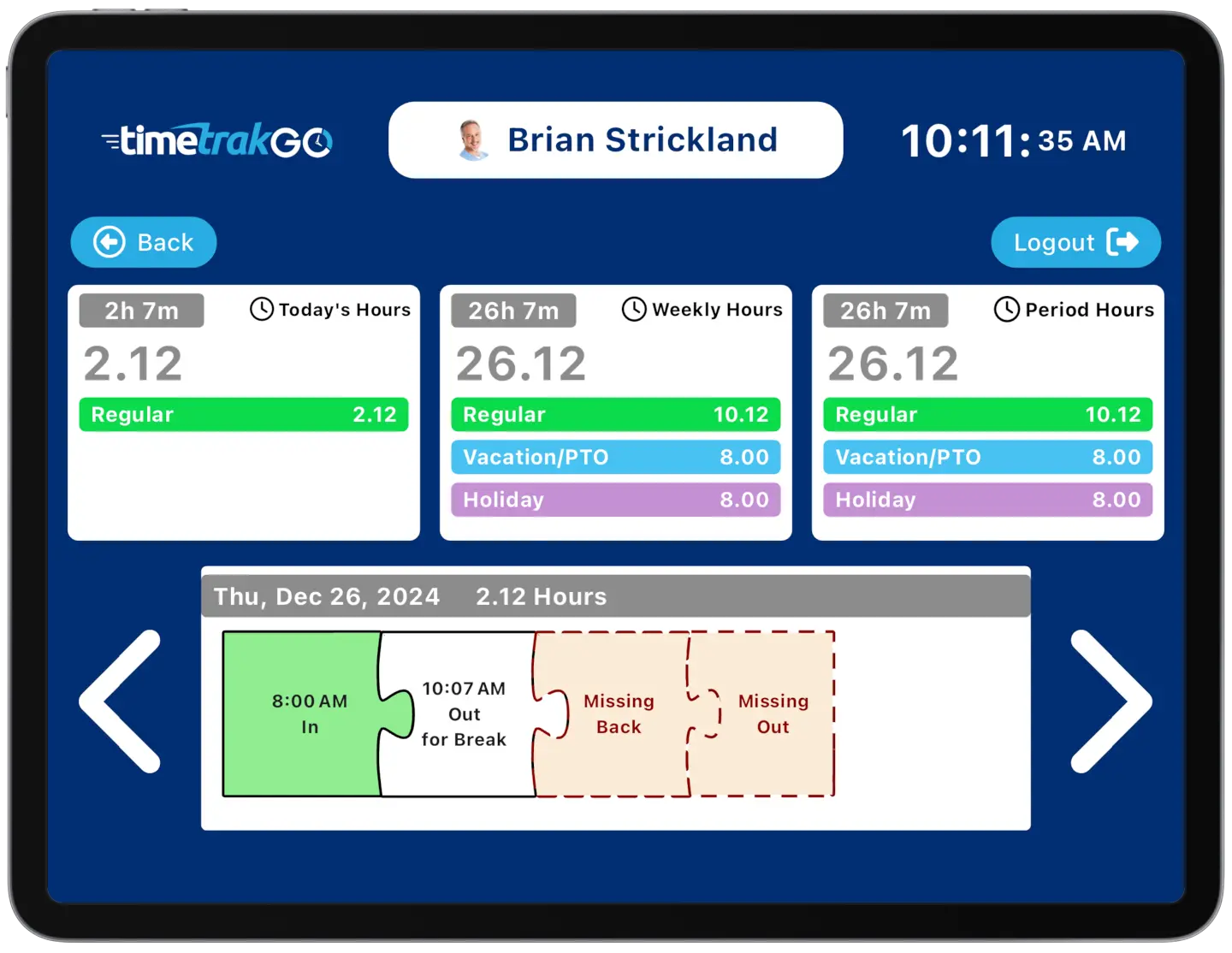 intuitive employee self-service features